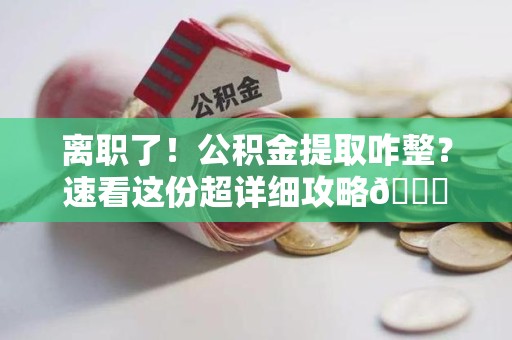 宁德离职了！公积金提取咋整？速看这份超详细攻略😎